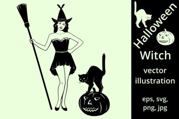 Download Halloween Witch SVG - Premium Resources